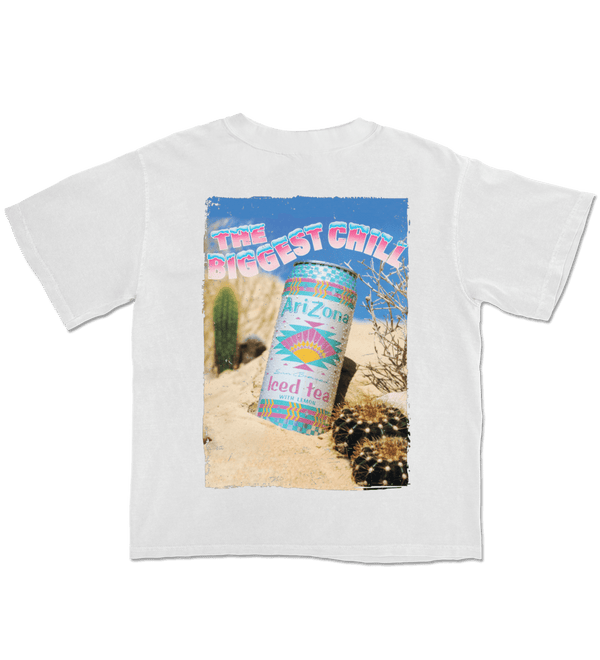 Biggest Chill White T-shirt Back Image